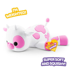 Hug-A-Lumps Clover the Cow 45cm Weighted Plush Soft Toy Zuru