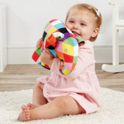 Elmer The Patchwork Elephant Soft Plush Toy