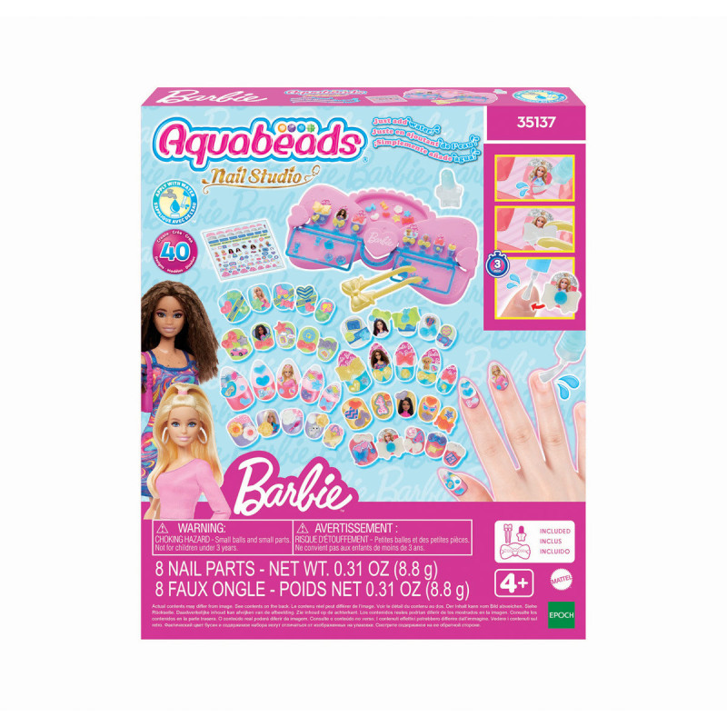 Aquabeads - Barbie Nail Studio Design 'N' Display Set 35137