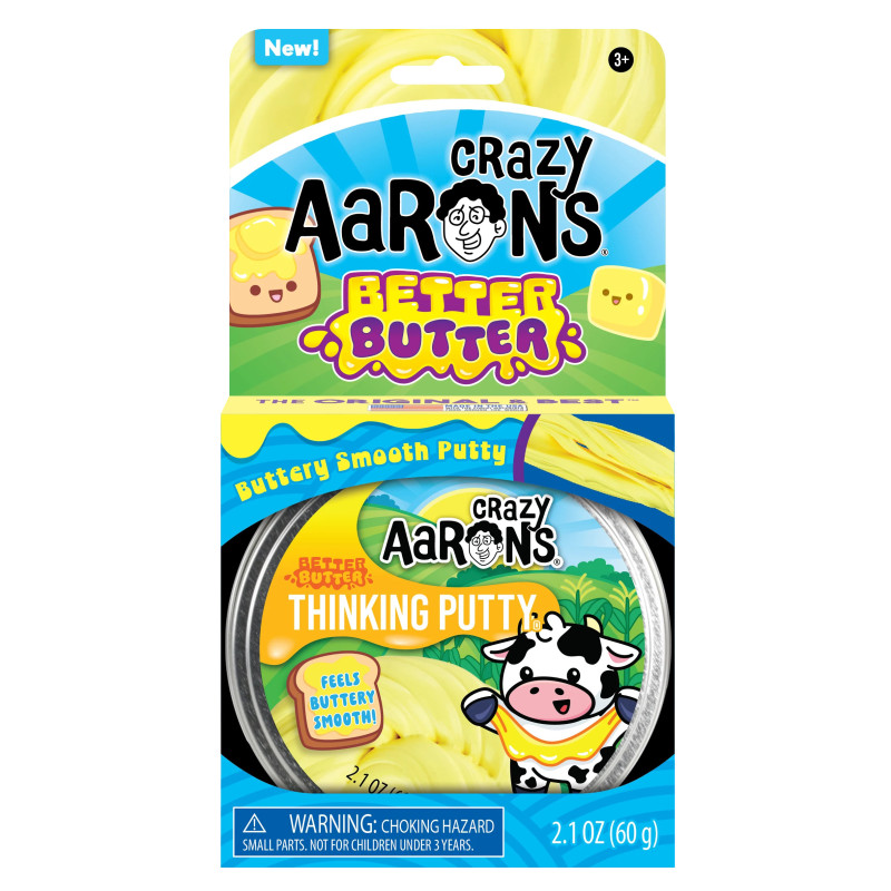 Crazy Aaron's Thinking Putty -Better Butter Sensory Putty