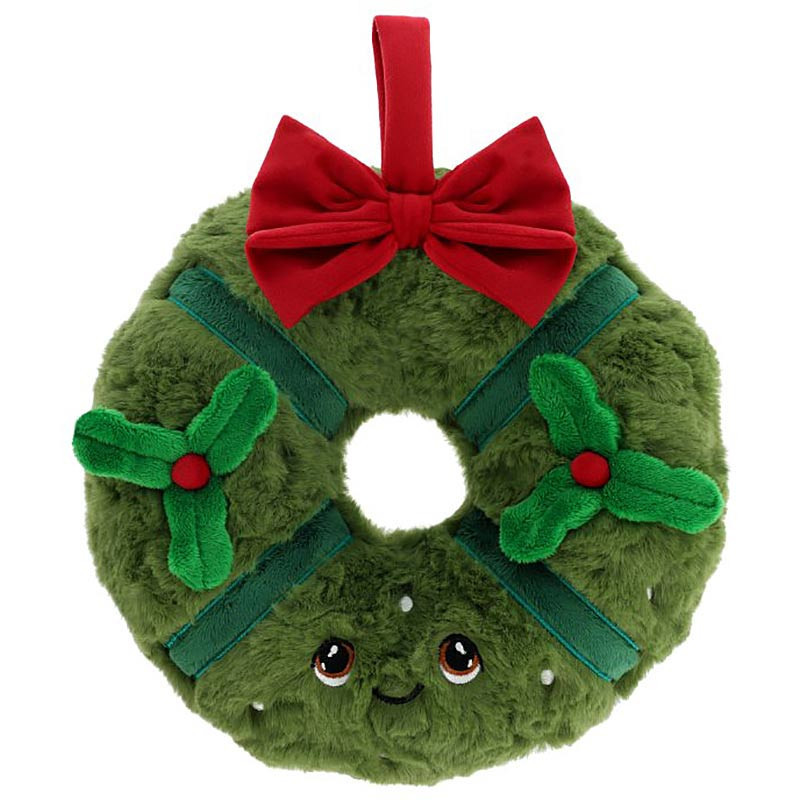 Keel Toys Keeleco Wreath 22cm Christmas Plush Soft Toy