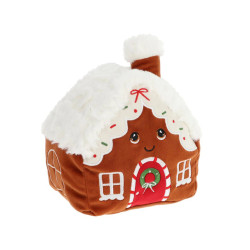 Keel Toys Keeleco Gingerbread House 15cm Christmas Plush Soft Toy