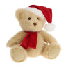 Keel Toys Keeleco Teddy Bear with Santa Hat 20cm Christmas Plush Soft Toy