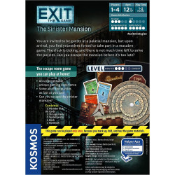 Thames & Kosmos EXIT: The Sinister Mansion- Escape Room Card Game