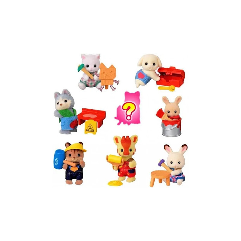 Sylvanian Families Blind Bag Baby Builders Assortment  1 x Random bag suppiled