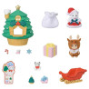 Sylvanian Families Baby Santa's Christmas Tree House 5822