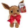 Pokémon Eevee Plush with Holiday Bow - 8-Inch Eevee Plush Soft Toy