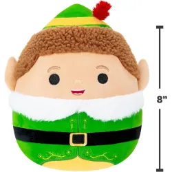 Squishmallows Original 8in Buddy the Elf – Official Plush Soft Toy