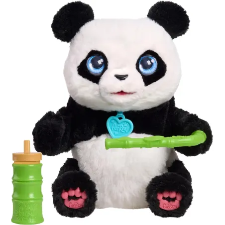 FurReal Coco the Tumbling Panda, 10.5 Inch Interactive Panda Toy