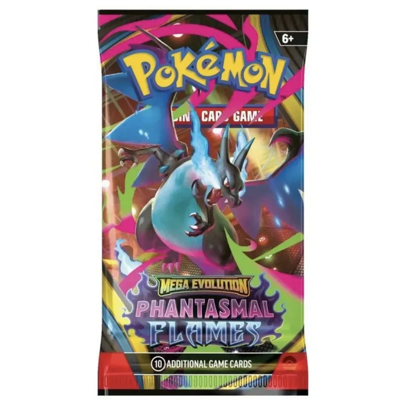 Pokémon TCG: Mega Evolution Phantasmal Flame - Booster- Max 10 per customer