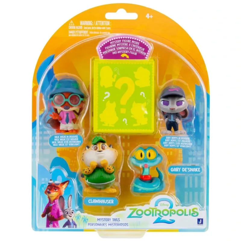 Disney Zootropolis 2 Mystery Tails 5-Pack Set