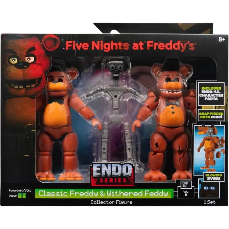 Five Nights at Freddy's Action Figure Endo-Series Classic Freddy & Withered Freddy 15cm