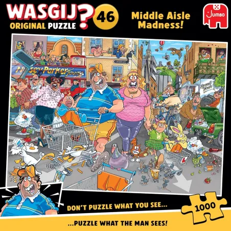 Wasgij Mystery 46 Middle Aisle Madness 1000 Piece Jigsaw Puzzle