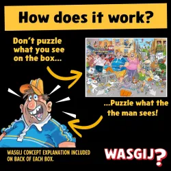 Wasgij Mystery 46 Middle Aisle Madness 1000 Piece Jigsaw Puzzle