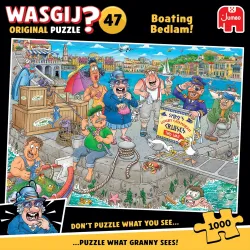 Wasgij Mystery 47 Boating Bedlam 1000 Piece Jigsaw Puzzle