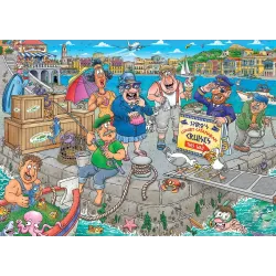 Wasgij Mystery 47 Boating Bedlam 1000 Piece Jigsaw Puzzle