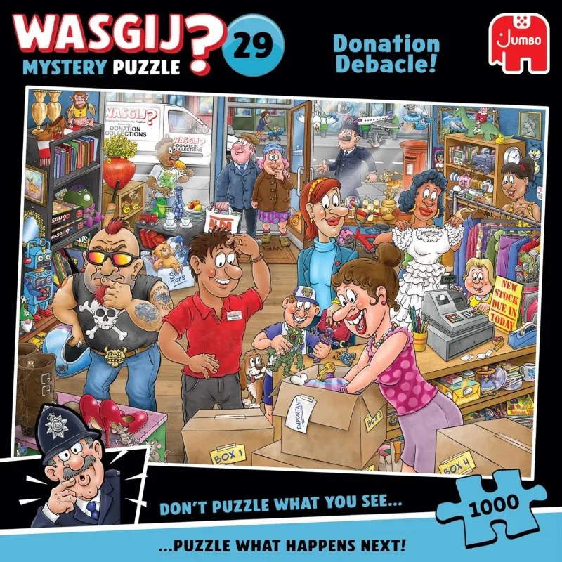 Wasgij Mystery 29 Donation Debacle 1000 Piece Jigsaw Puzzle