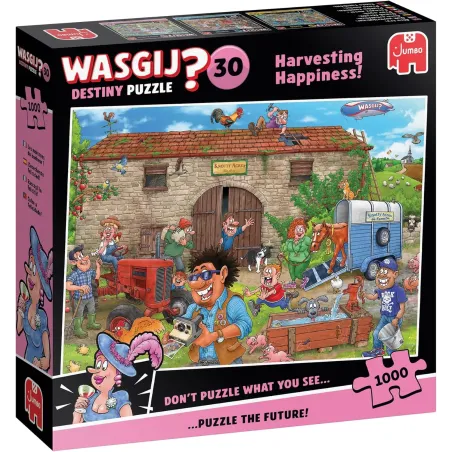 Wasgij Mystery 30 Harvesting Happiness 1000 Piece Jigsaw Puzzle
