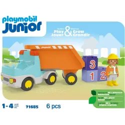 Playmobil JUNIOR: Dump Truck  71685