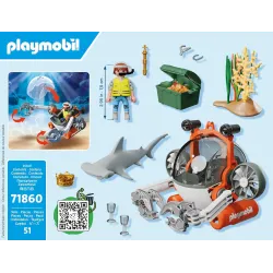Playmobil Treasure Hunt with Submarine 71860