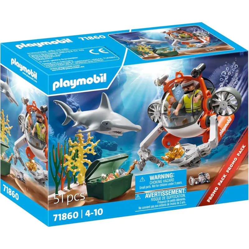 Playmobil Treasure Hunt with Submarine 71860