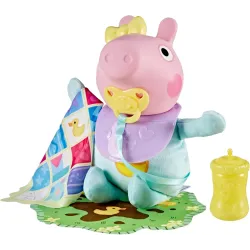 Peppa Pig Oinks and Snuggles Evie Interactive Baby Doll 28cm