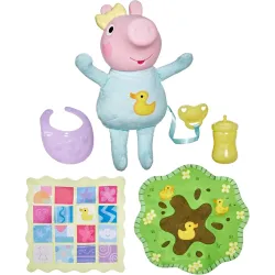Peppa Pig Oinks and Snuggles Evie Interactive Baby Doll 28cm