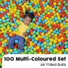 Bestway 100 Pay Balls- Plastic Soft Multicolour Balls