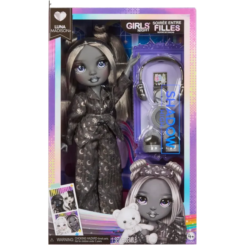 Rainbow High Shadow High Girls Night Luna Madison Fashion doll