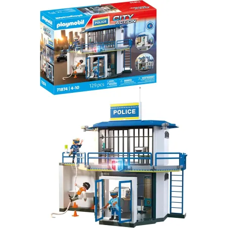 Playmobil City Action Police Station with Investigation Room 71874
