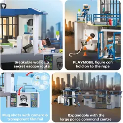 Playmobil City Action Police Station with Investigation Room 71874