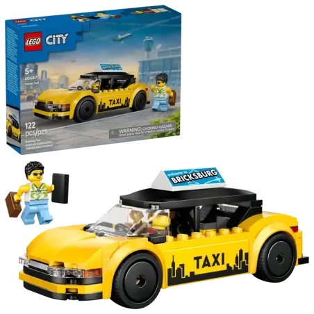 LEGO City Yellow Taxi Vehicle 60487