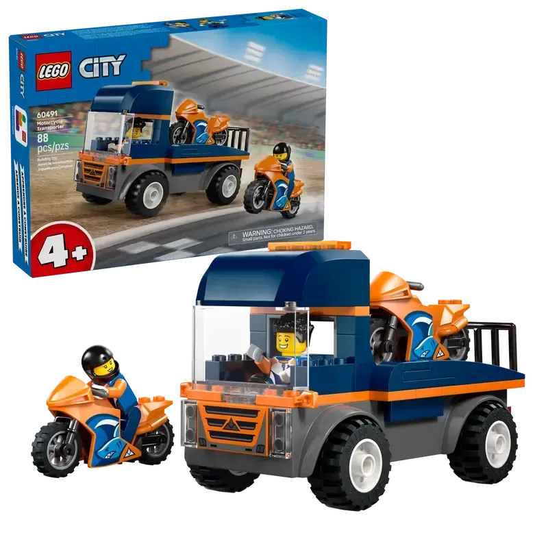LEGO City Motorcycle Transporter 60491