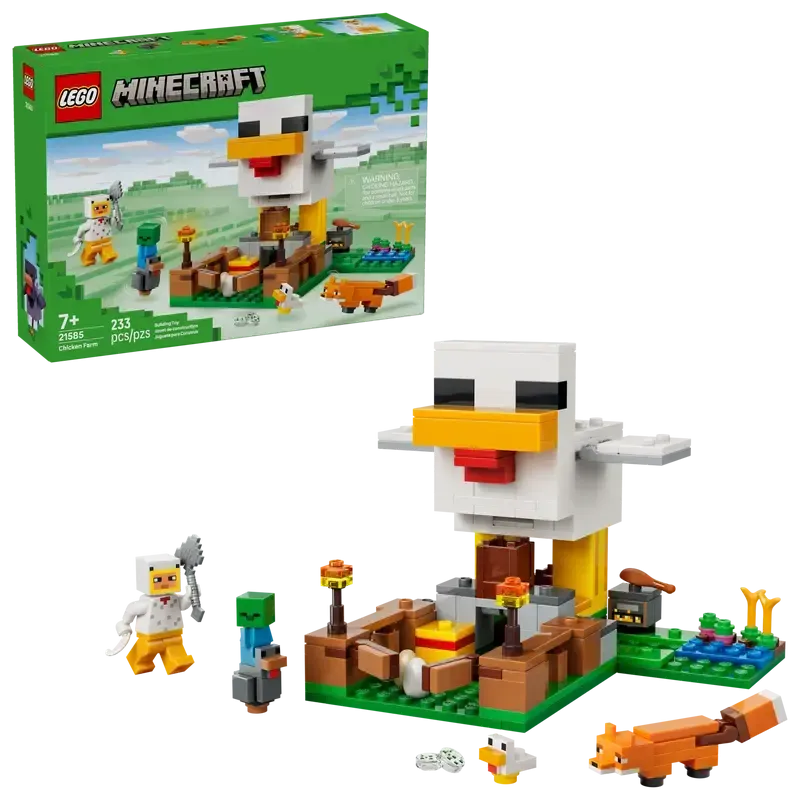 LEGO Minecraft Chicken Farm 21585