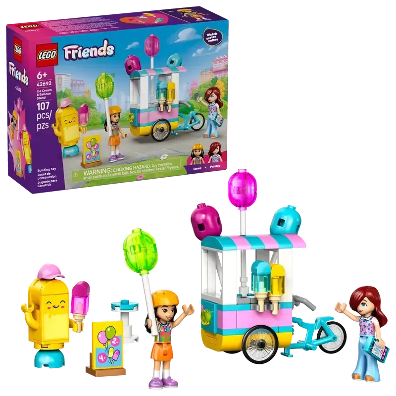 LEGO Friends Ice Cream & Balloon Stand 42692