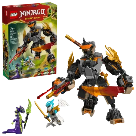 LEGO NINJAGO Cole's Mission Mech & Dragon Zane 71854
