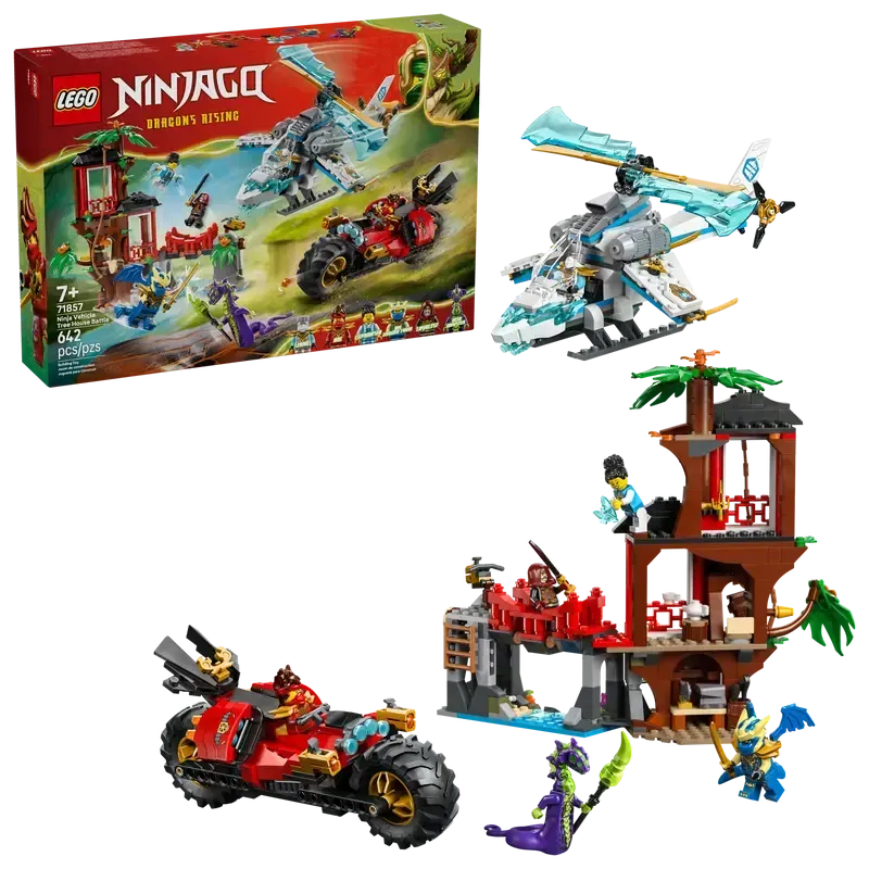 LEGO NINJAGO Ninja Vehicle Tree House Battle 71857