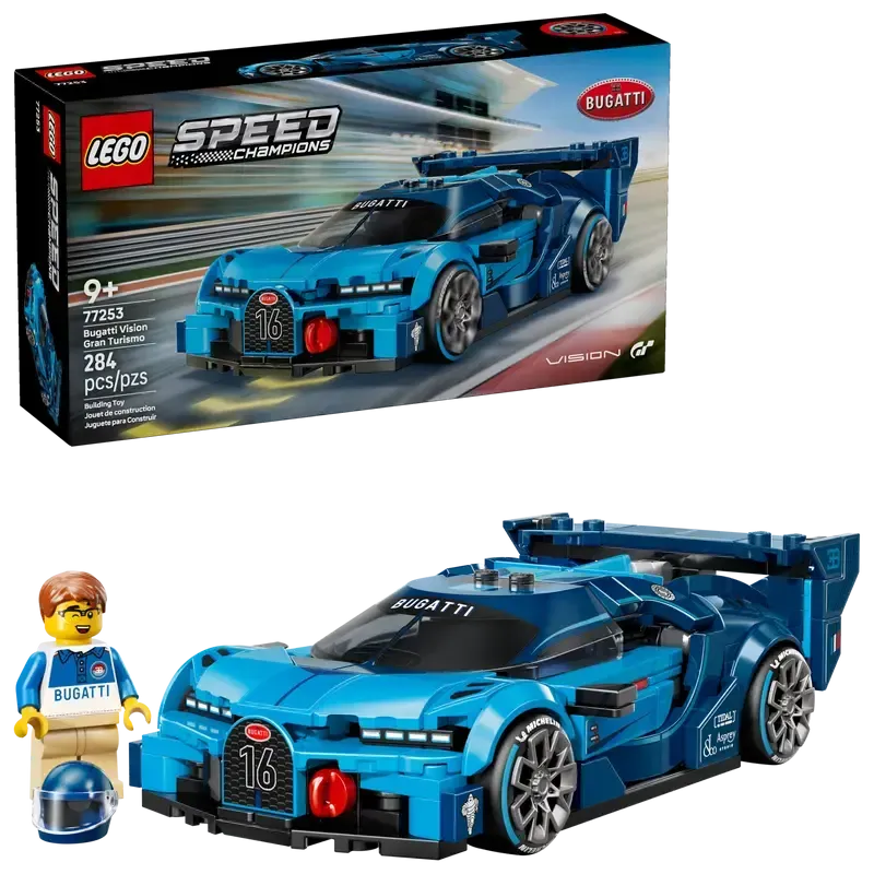 LEGO Speed Champions Bugatti Vision GT Hyper Sports Car 77253