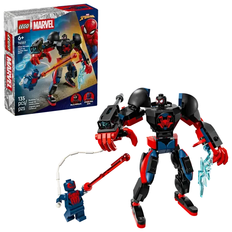 LEGO Marvel Miles Morales Mech vs. Spider-Man 2099 76337