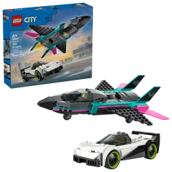 LEGO City Jet vs. Car 60489