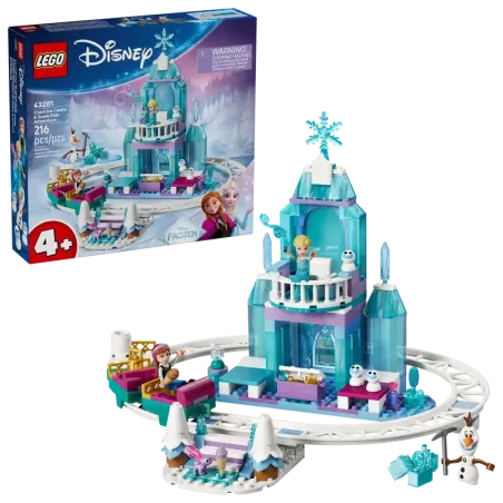 LEGO Disney Frozen Elsa's Ice Castle & Snow Ride Adventure 43281