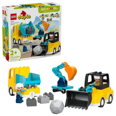 Lego Duplo 3 in 1 Construction Vehicles 10475