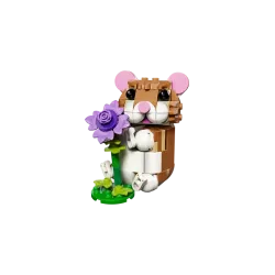 LEGO Creative 3 in 1 Cute Hamster with a Flower 31376
