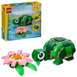 LEGO Creative 3 in 1 Turtle with a Water Lily Flower 31377