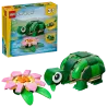 LEGO Creative 3 in 1 Turtle with a Water Lily Flower 31377