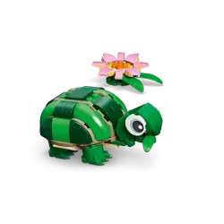 LEGO Creative 3 in 1 Turtle with a Water Lily Flower 31377