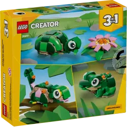 LEGO Creative 3 in 1 Turtle with a Water Lily Flower 31377