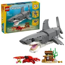 LEGO Creative 3 in 1 Fierce Shark with a Treasure Chest 31381