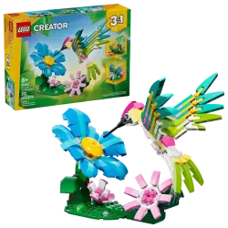 LEGO Creative 3 in 1 Wild Animals: Colourful Hummingbird 31384