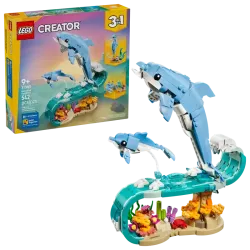 LEGO Creative 3 in 1 Sea Animals: Beautiful Dolphins 31385